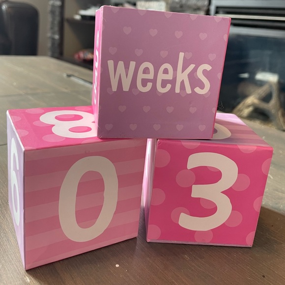 4/$15🌸 Milestone Blocks - Picture 2 of 2